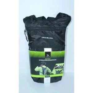 Travelon Bicycle Hydration Backpack 2 L. Bladder hydration tube, reflection NWT